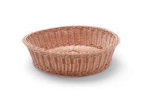 Brødkurv rund, HENDI, Brun, ø400x(H)90mm Buffé Presentasjon