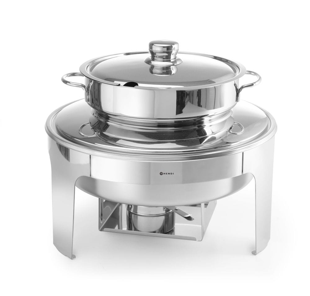 Suppe Chafing Dish speilfinish, HENDI, Profi Line, 10L, ø420x(H)380mm Chafing dish 2