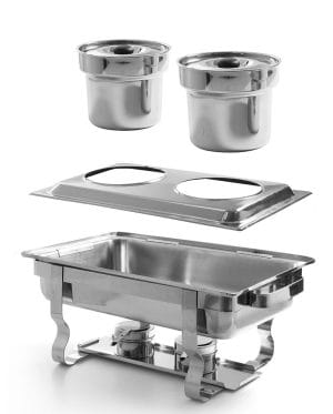 Konvertering for 2 bain-marie panner, HENDI, konvertering, GN 1/1, 530x325x(H)30mm Buffé Presentasjon 2