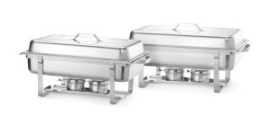 Chafing Dish GN 1/1, HENDI, Kitchen Line, 9L, 2 stk., 600x358x(H)295mm Chafing dish