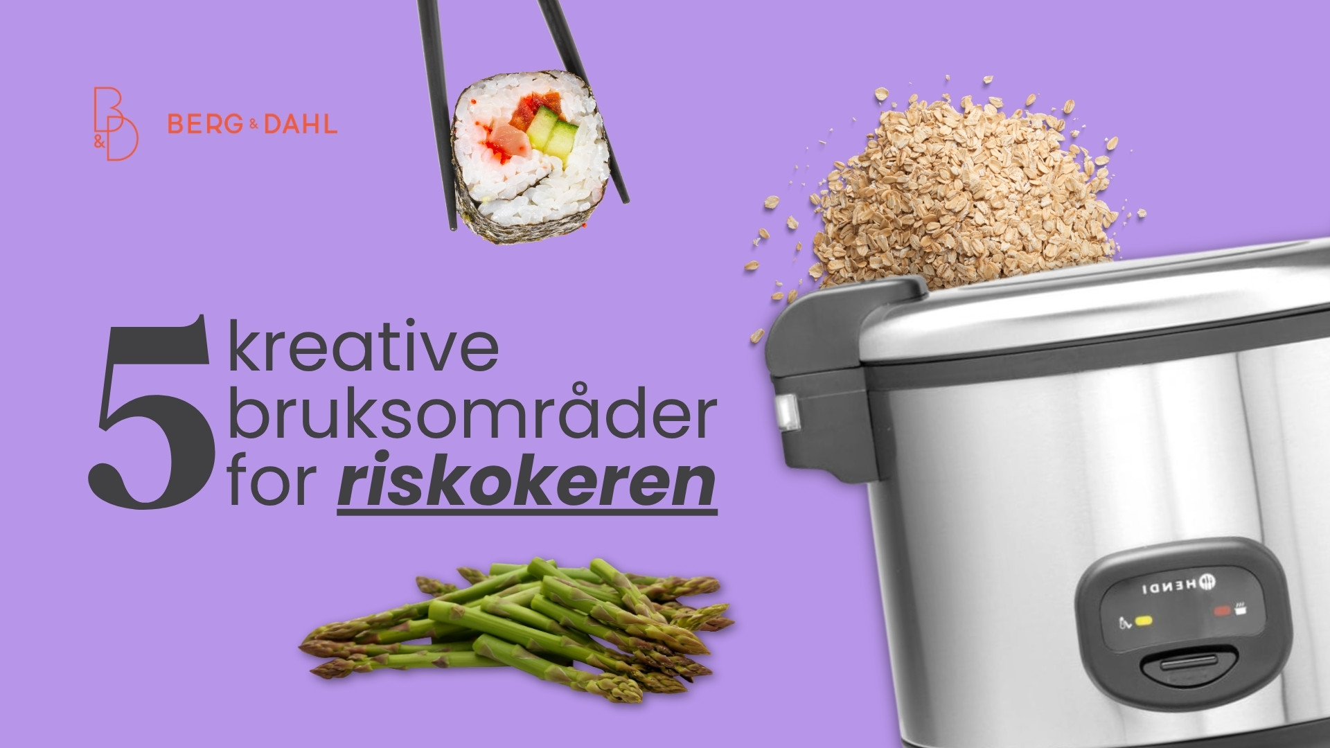 5 kreative bruksområder for riskoker til profesjonelt kjøkken storkjøkken