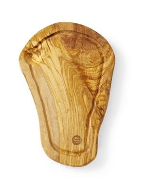 Serveringsbrett med rille, oliventre, rektangulært, HENDI, 300x210x(H)18mm Buffé Presentasjon