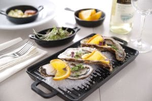 Mini rund panne Little Chef, HENDI, svart, 189x147x(H)37mm Presentasjon & Servering 2