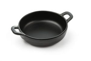 Mini rund panne Little Chef, HENDI, svart, 150x115x(H)37mm Presentasjon & Servering