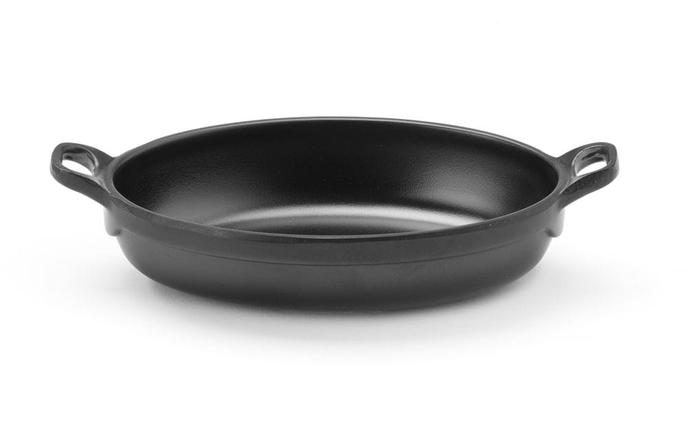 Mini oval panne Little Chef, Fine Dine, Svart, 155x80x(H)37mm Presentasjon & Servering 2