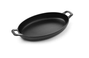 Mini oval panne Little Chef, Fine Dine, Svart, 263x140x(H)37mm Presentasjon & Servering