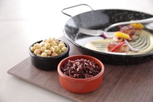 Smør & saus fat – 3 stk, HENDI, Sort, 3 stk., ø80x(H)30mm Presentasjon & Servering 2