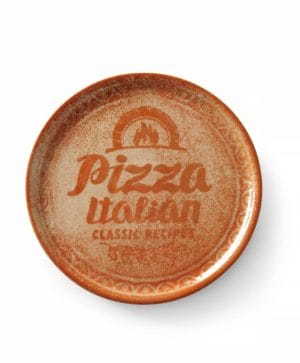Pizzatallerken Oppskriftssamling Murstein Rød, HENDI, Rød, ø310mm Presentasjon & Servering