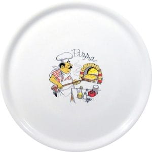 Pizzatallerken Tradisjonell, HENDI, Hvit, ø310mm Presentasjon & Servering