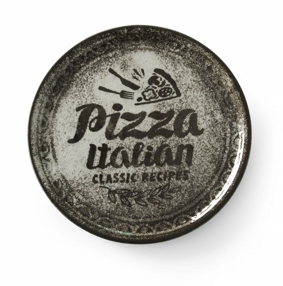 Pizzatallerken Oppskriftssamling Sort, HENDI, Sort, ø330mm Presentasjon & Servering 2