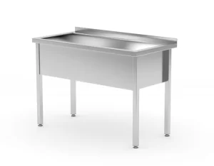 Rustfri vask – sveiset, HENDI, Profi Line, 1000x600x(H)850mm Hygiene & Lagring