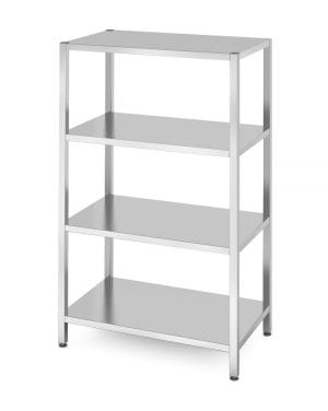 Rustfri hylle med 4 hyller – for selvmontering, HENDI, Kitchen Line, 1000x600x(H)1800mm Hygiene & Lagring