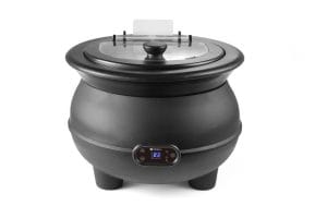 Suppekjele, HENDI, 8L, 230V/450W, ø370x(H)316mm Chafing dish
