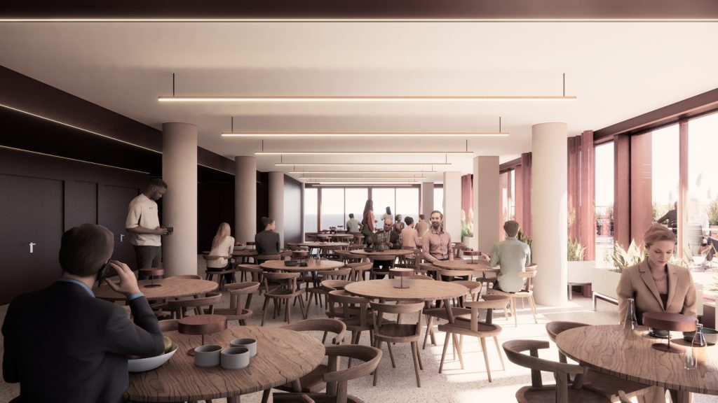 3d tegning planlegging kantine storkjøkken offentlig bygg kommune stat