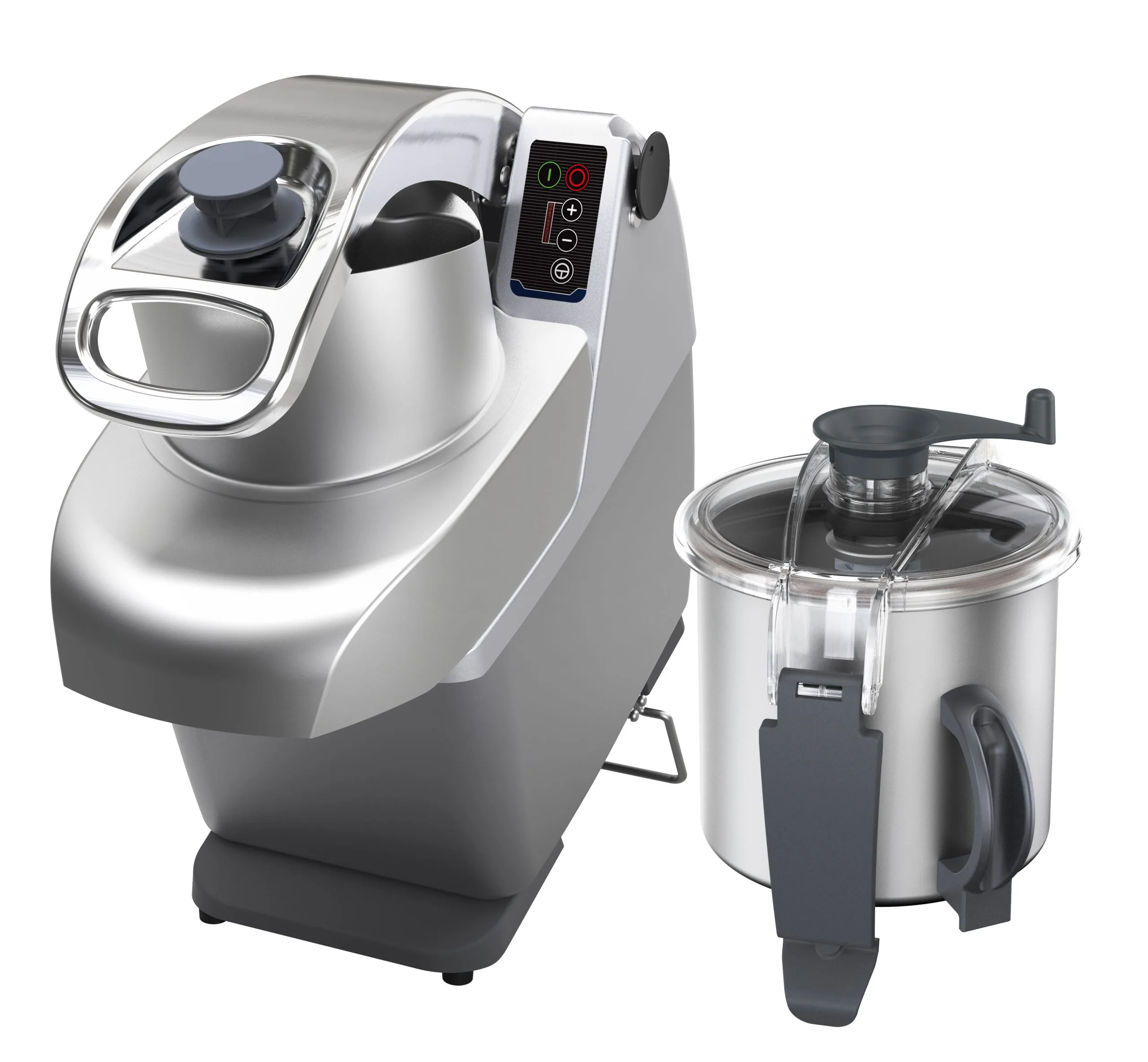 Grønnsakskutter/hurtighakke TRK70 variabel hastighet 300-3700 rpm, leveres med 7L bolle, 230v Storkjøkken