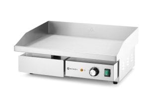 Flatgrill, slett, HENDI, Budsjettlinje, 220–240 V/3000 W, 550 x 430 x (H) 240 mm Flatgrill 2