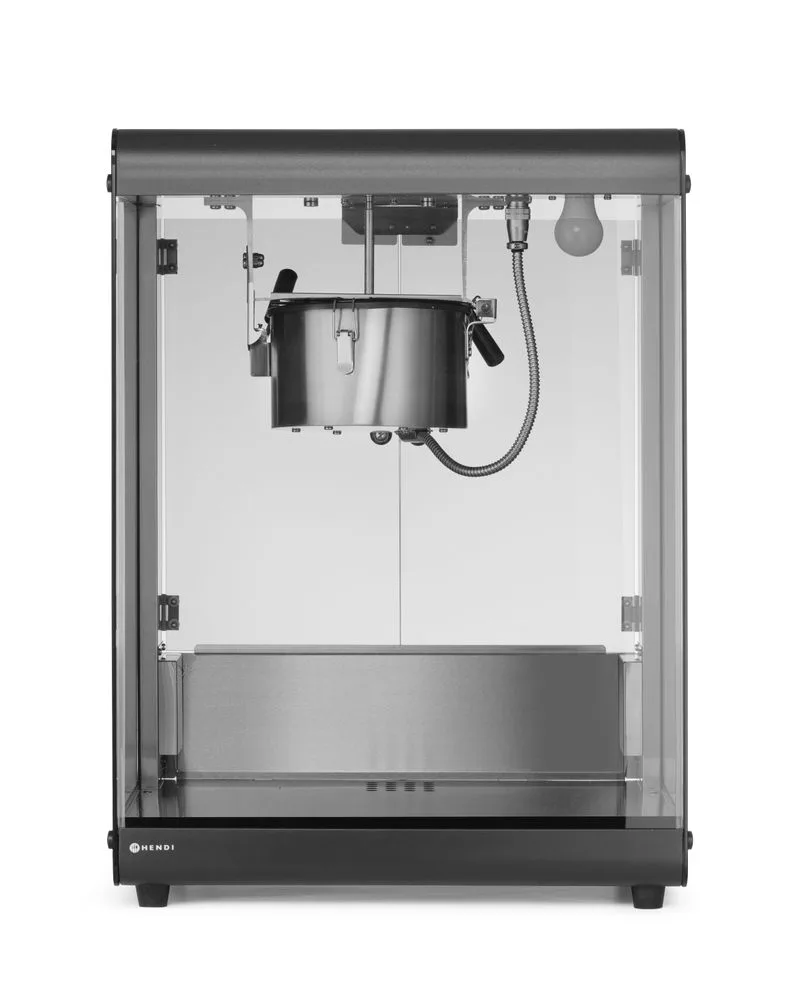 Popcornmaskin, HENDI, 80L, Svart, 220–240V/1155W, 560x445x(H)775mm Popcorn & Sukkerspinn 2