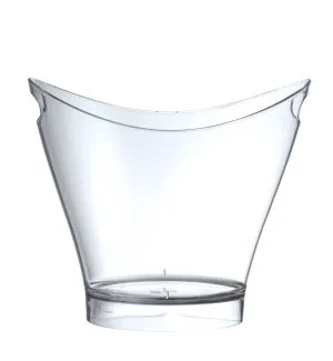 Vin- og champagnebøtte, BarUp, 6L, Gjennomsiktig, 300x240x(H)260mm, Oval Storkjøkken 1