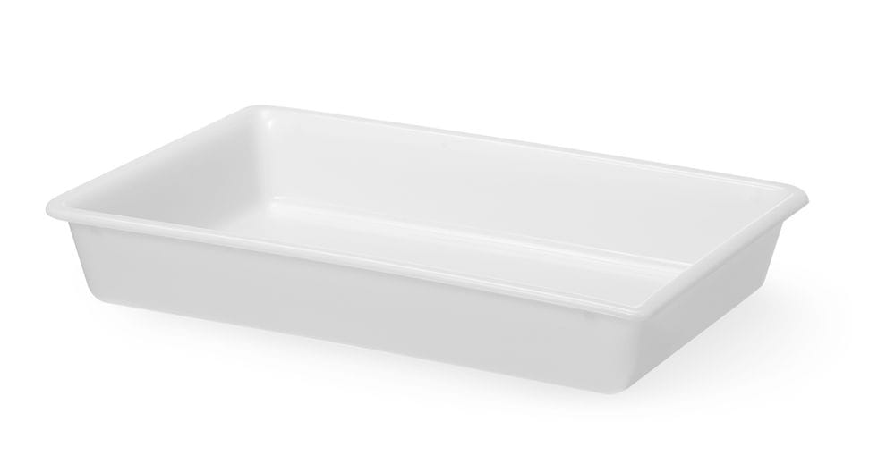 Klargjøringsskål, HENDI, 8L, Hvit, 480x330x(H)80mm, Rektangulært Kjøkkenredskaper 2