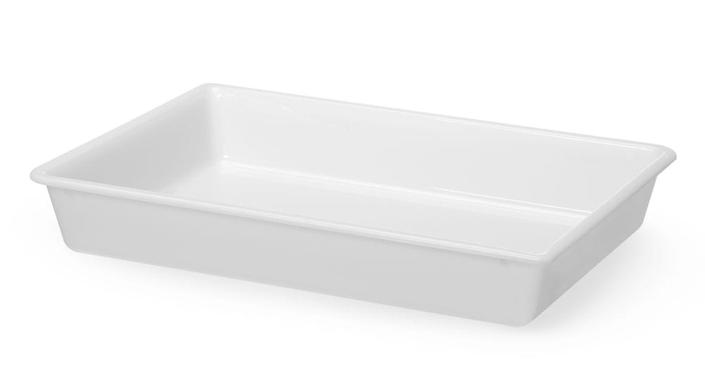 Klargjøringsskål, HENDI, 12L, Hvit, 535x385x(H)85mm, Rektangulært Kjøkkenredskaper 2