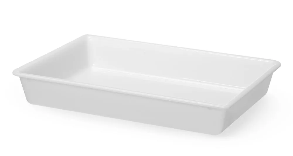 Klargjøringsskål, HENDI, 12L, Hvit, 535x385x(H)85mm, Rektangulært Kjøkkenredskaper 2