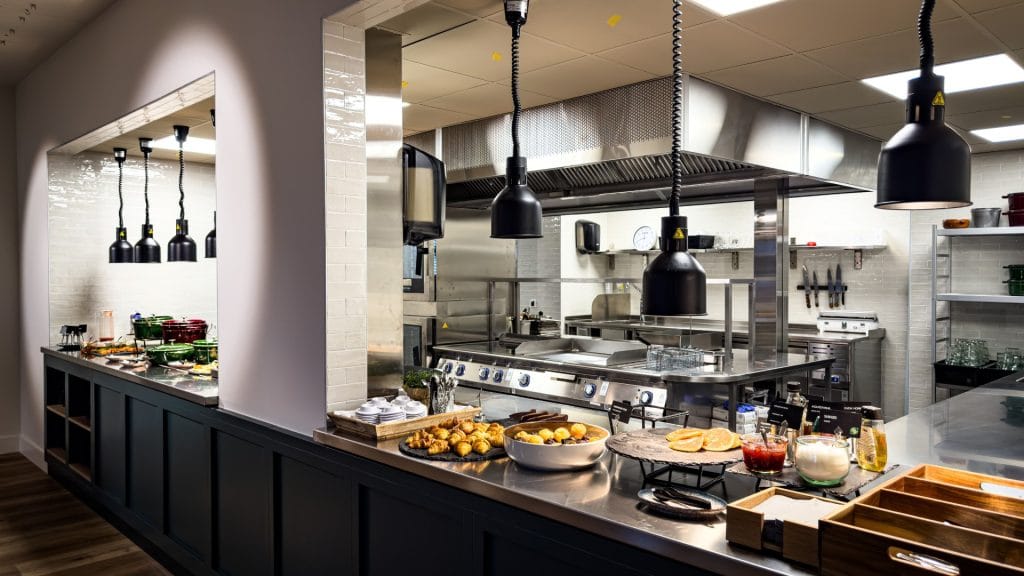havna hotell tjøme front buffet innsyn inn mot storkjøkken