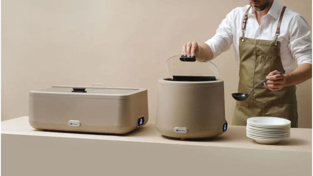 hendi uniq buffet som klargjør utstyret