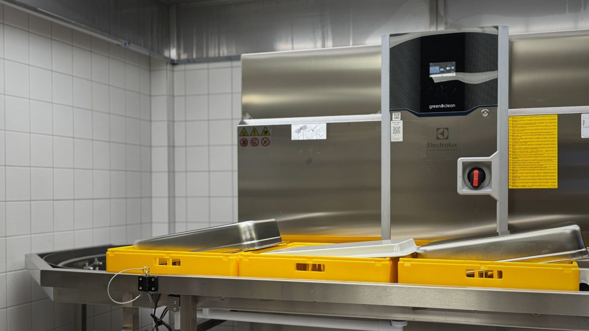 grubbegata 4-6 kantine personalrestaurant storkjøkken med tunnelloppvask og oppvaskbakker