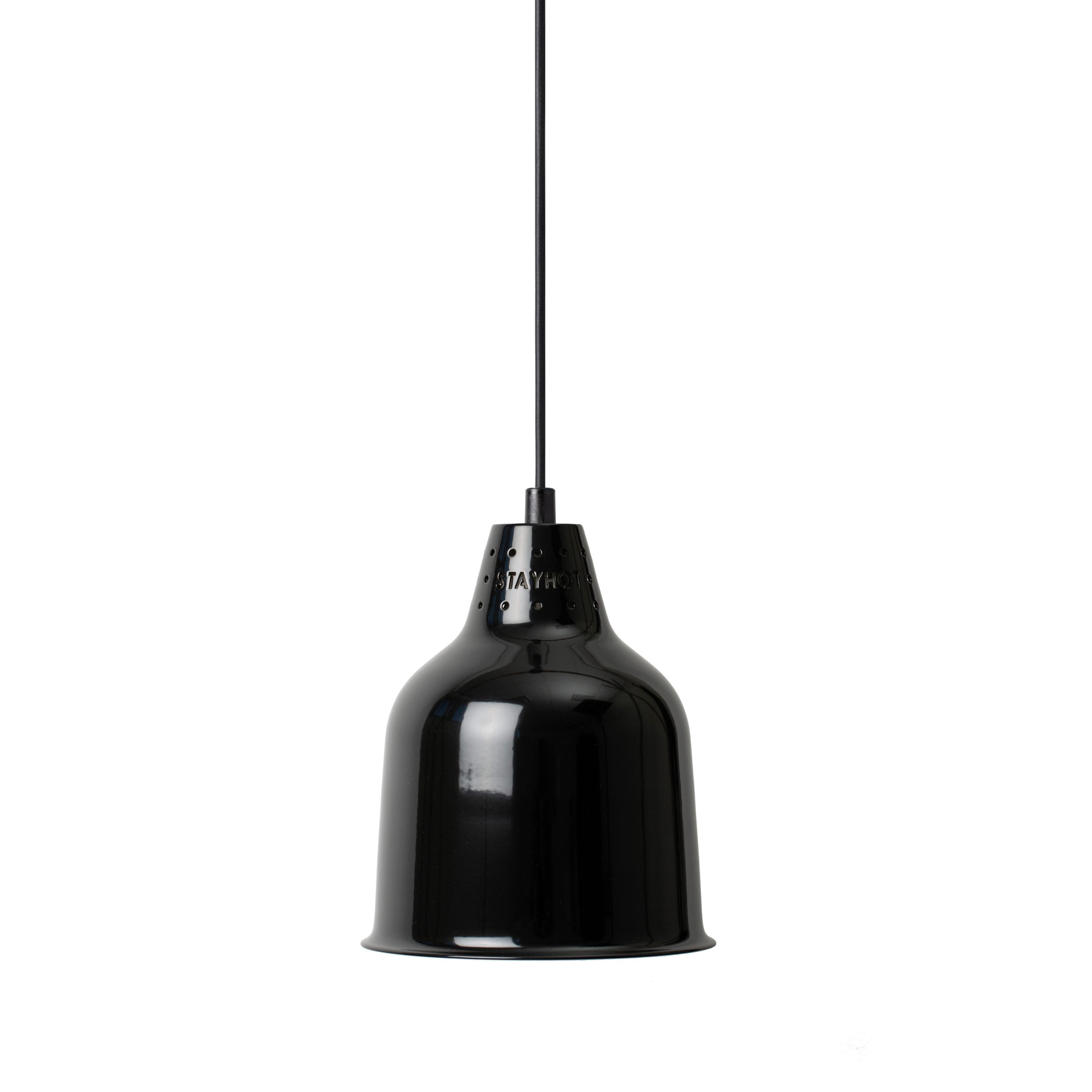 Stayhot Varmelampe Classic 1250, Standard ledning, Sort lakk Storkjøkken 2