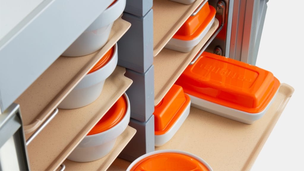 rational production brettservering matdistribusjon