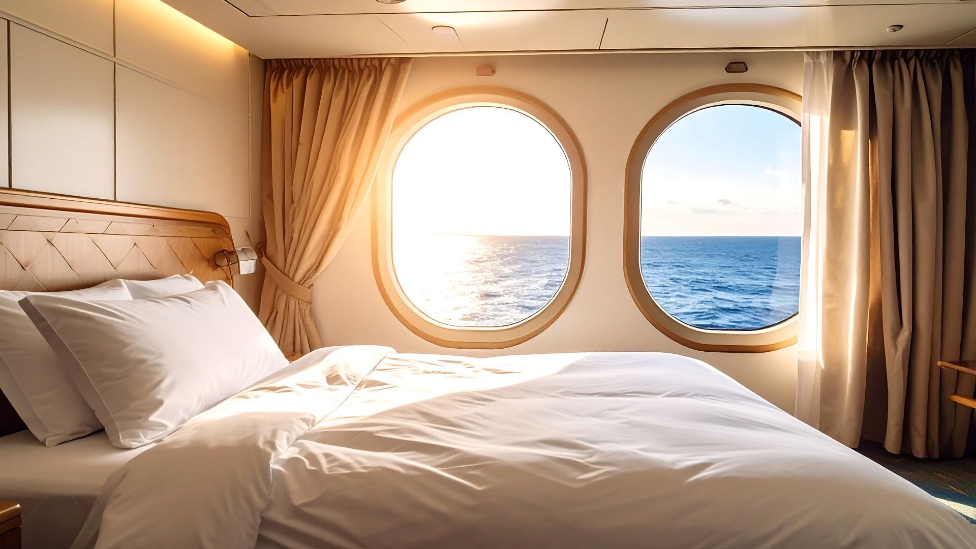 lugar skip rent sengetøy fra vaskeri laundry ombord