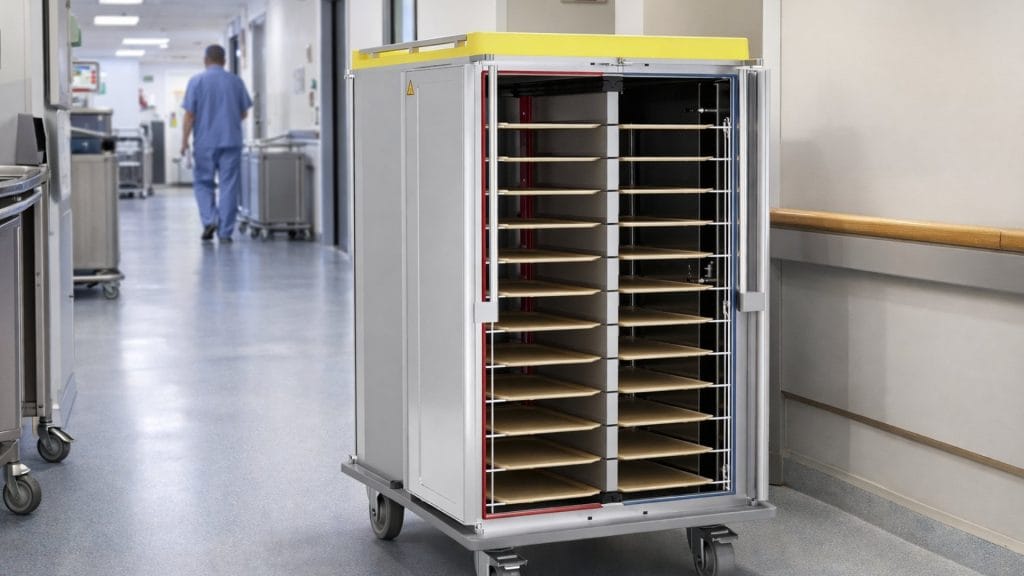 serveringsvogn sykehus matdistribusjon