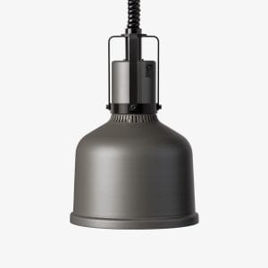 Stayhot Varmelampe Focus MO, justerbar ledning, Umbra Grey Storkjøkken