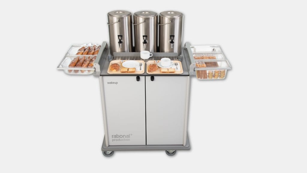 wakeuptray rational production matdistribusjon institusjon sykehus omsorgsbolig