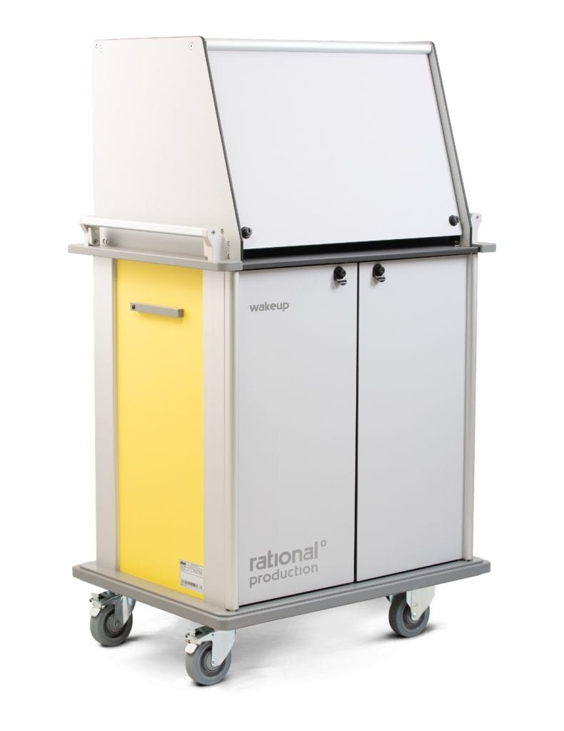 wakeup serveringsvogn matdistribusjon detaljer