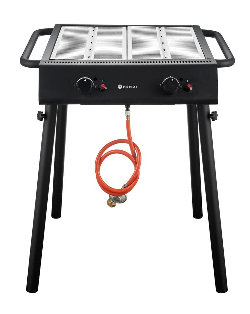 Xantos Black gassgrill – kompakt grill med 2 brennere Gass- og kullgrill 2