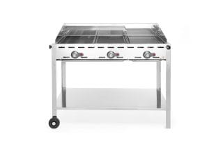 Green Fire gassgrill med 3 brennere Gass- og kullgrill