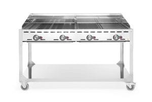 Green Fire gassgrill med 4 brennere – 22 kW Gass- og kullgrill