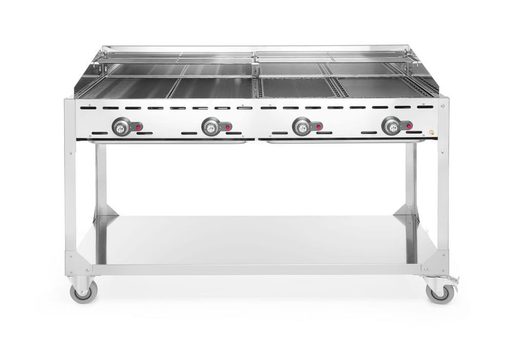 Green Fire gassgrill med 4 brennere – 22 kW Gass- og kullgrill 2