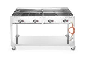 Green Fire gassgrill med 4 brennere – 22 kW Gass- og kullgrill 2
