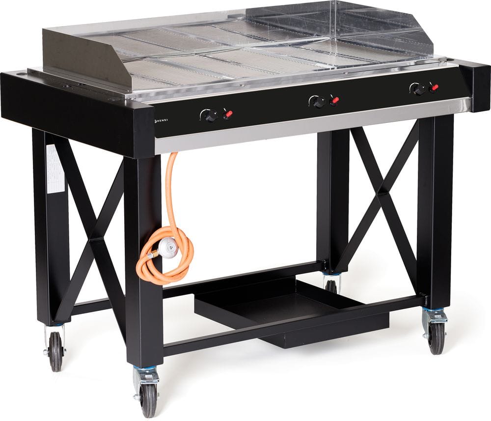 Atlanta gassgrill – 3 brennere og stor stekeflate Gass- og kullgrill 2