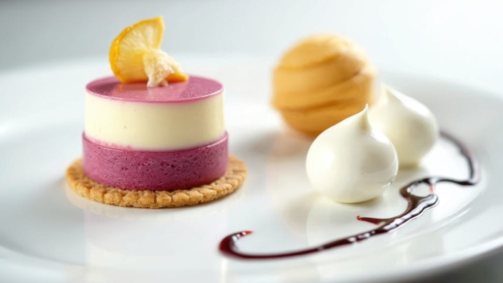 mousse dessert laget med Frxsh ismaskin