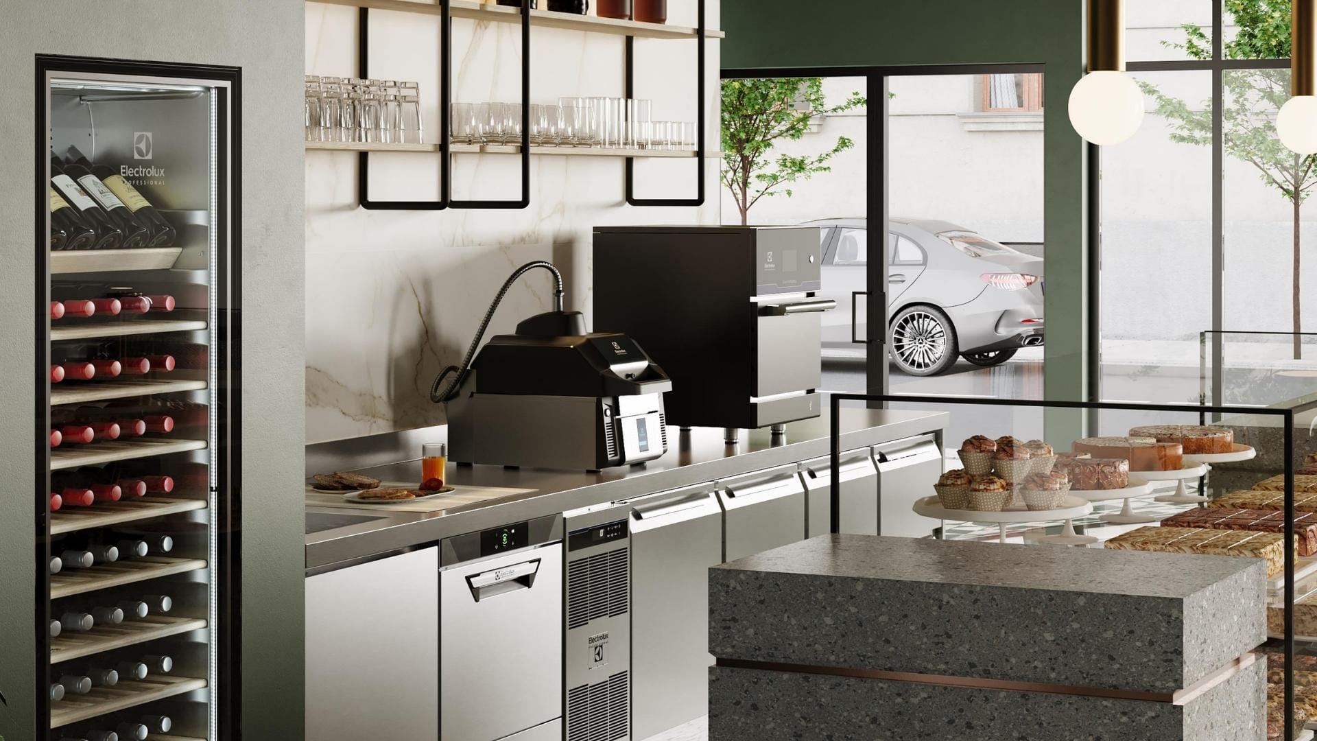 SpeeDelight pressgrill og kontaktgrill fra Electrolux Professional ved en kafé