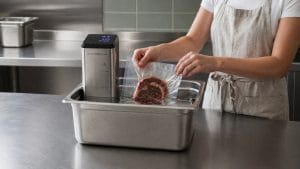 sous vide maskin plassert i gn kantine