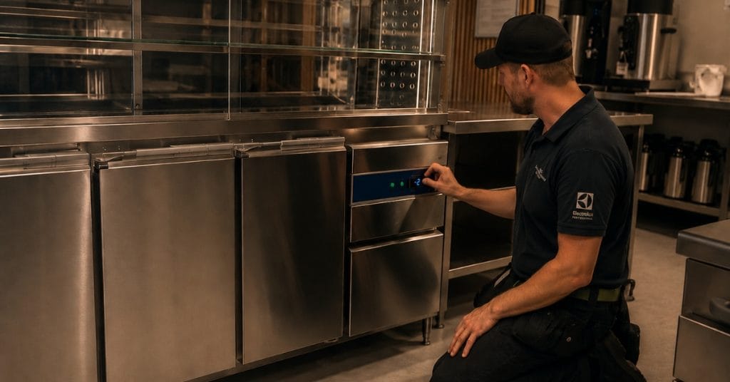 service av berg & dahl på kjøledisk