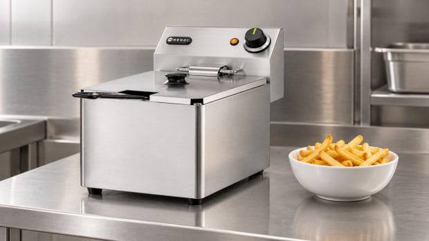 Hendi Kitchen Line frityrkoker 8 liter – praktisk for profesjonelle kjøkken