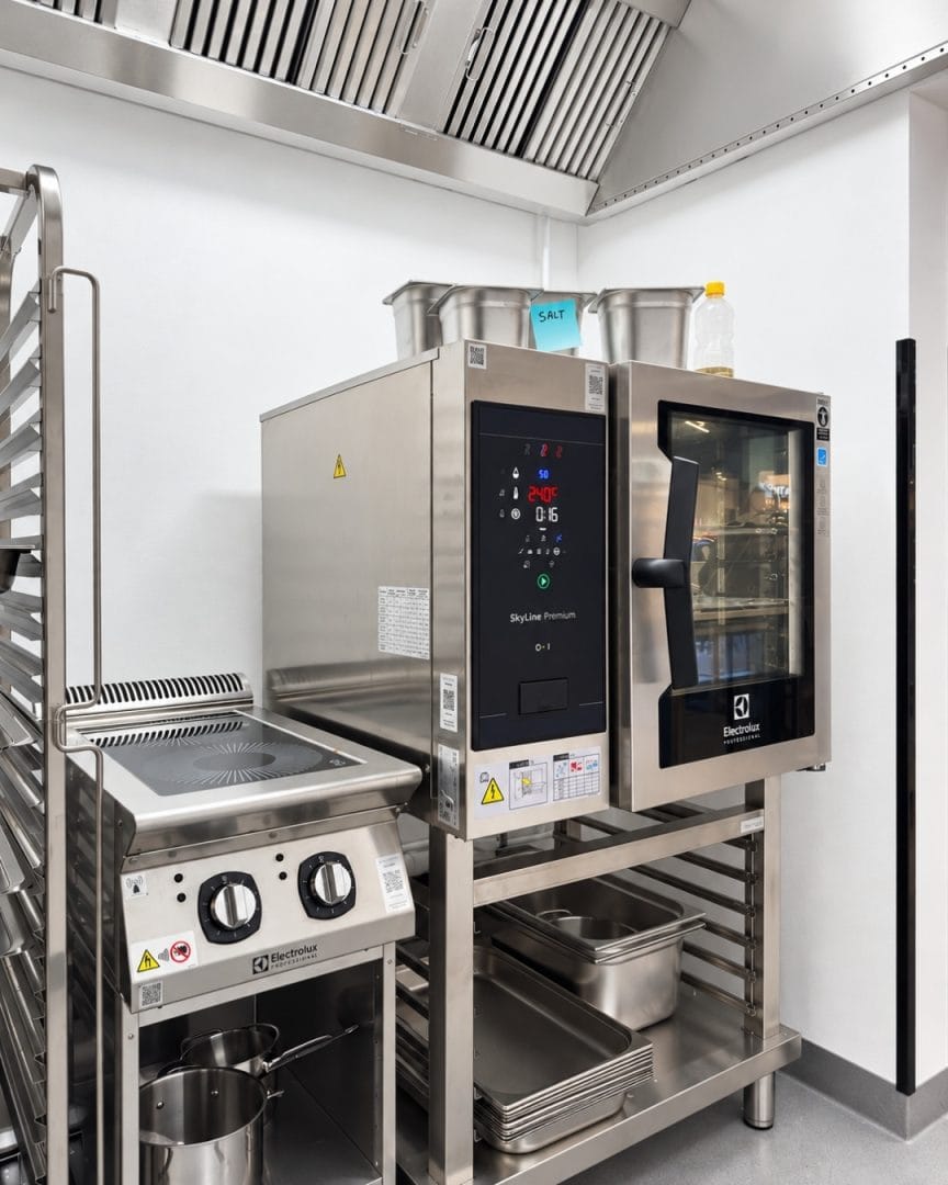 kombidamper og komfyr fra electrolux professional ved el camino