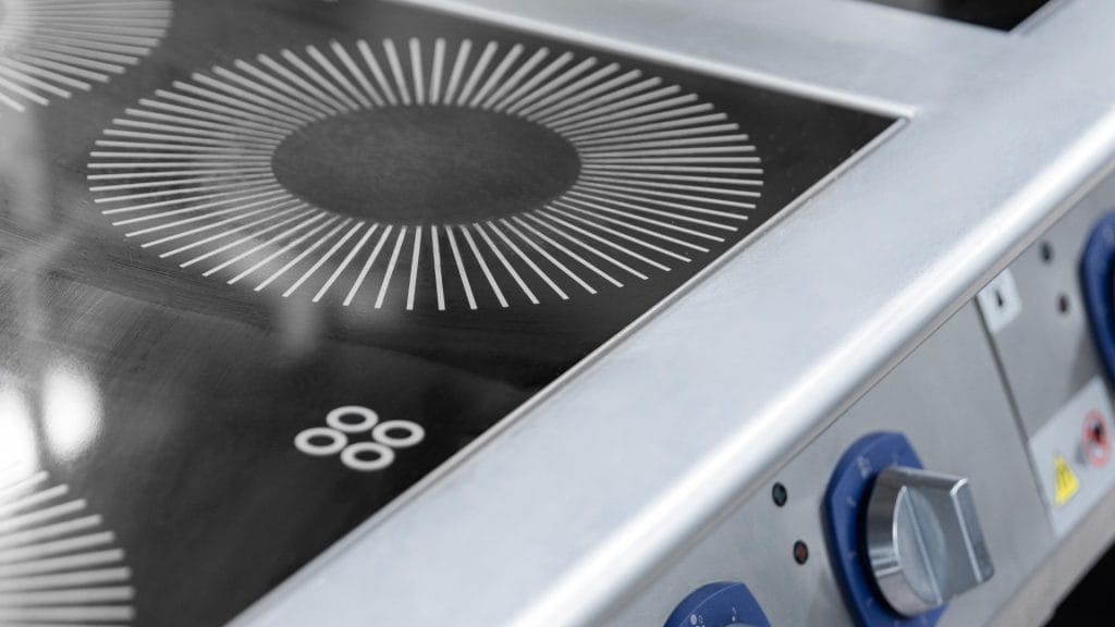 induksjonstopp på komfyr fra electrolux professional