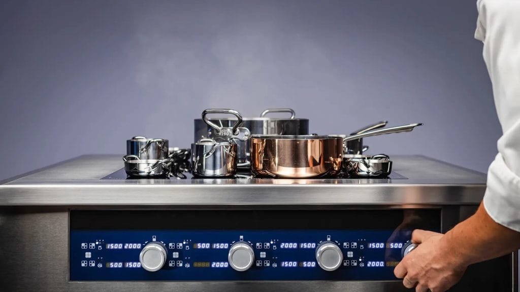 stor kokeøy fra thermaline med induksjonstopp fra electrolux professional